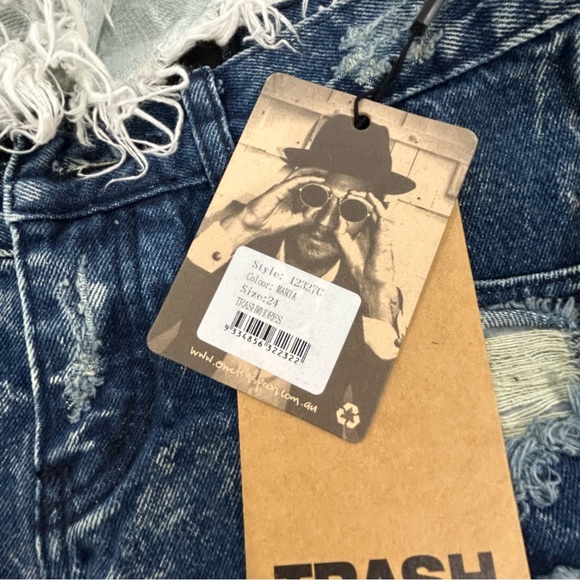 Jean denim shorts lot of 6 pairs- one teaspoon, Abercrombie - Picture 2 of 7